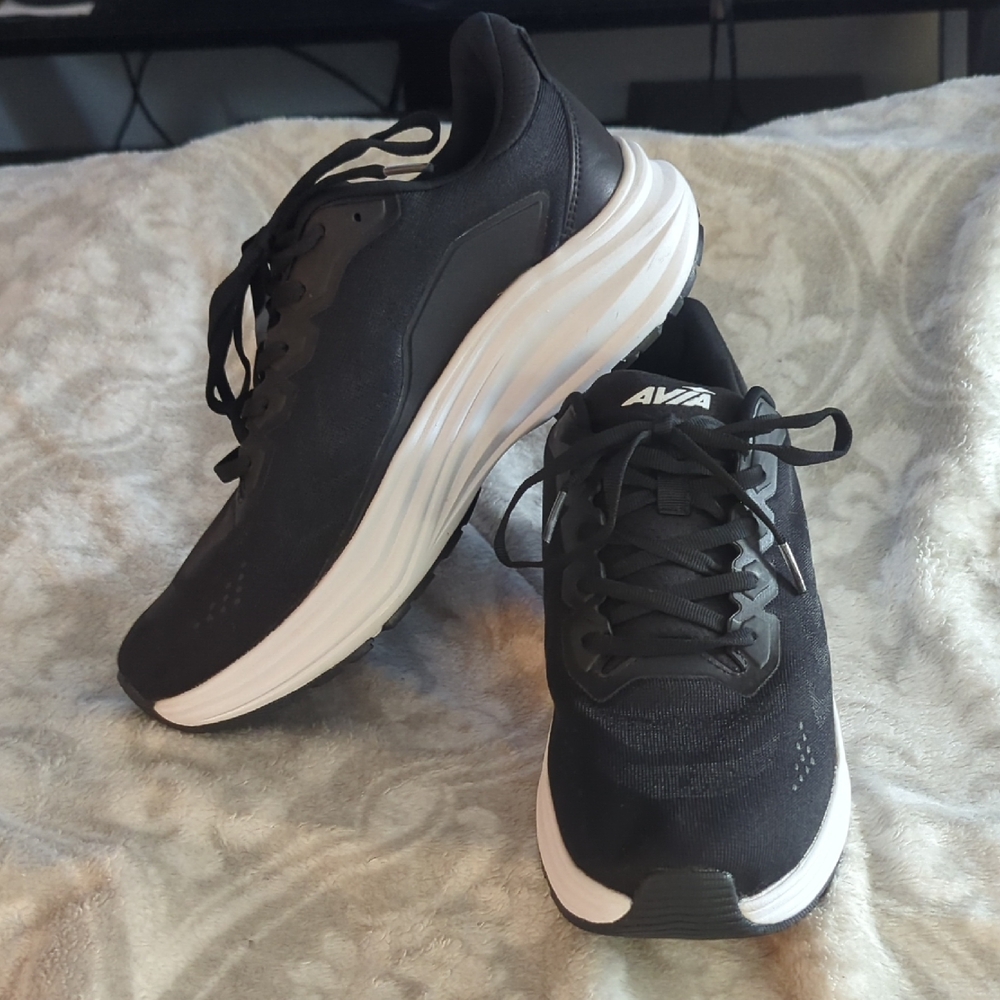 Avia Black and White Running Shoes